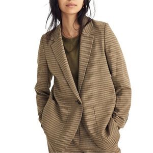 Madewell Larsen Blazer - Houndstooth